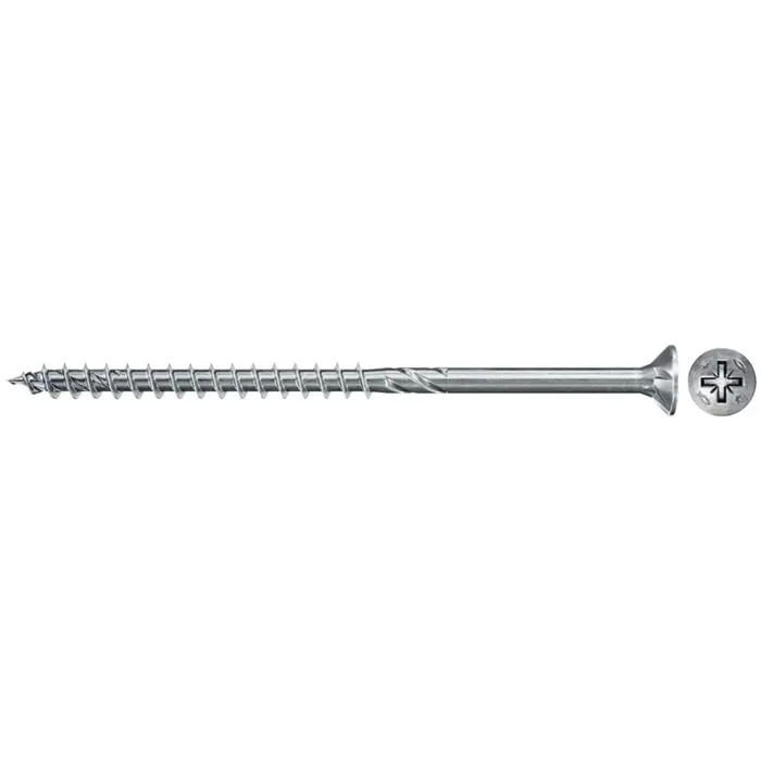 fischer chipboard screw PowerFast II 5.0x80 countersunk head PZ (200 pieces, partial thread, galvanized)
