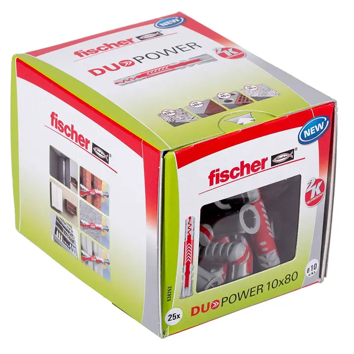 Fischer DUOPOWER 10x80 LD 25pcs