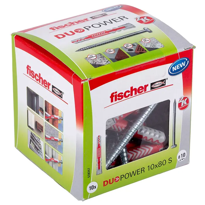 Fischer DUOPOWER 10x80 S LD 10pcs