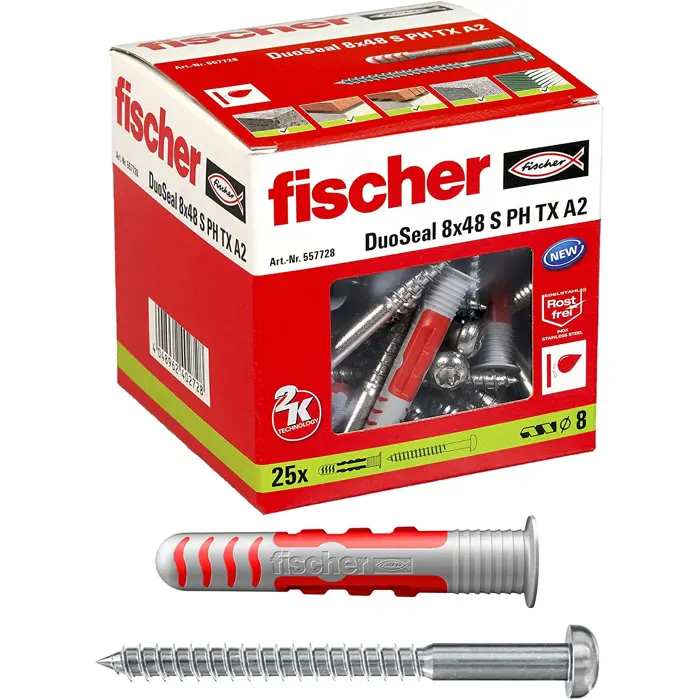 Fischer DuoSeal 8x48 S A2 (25)