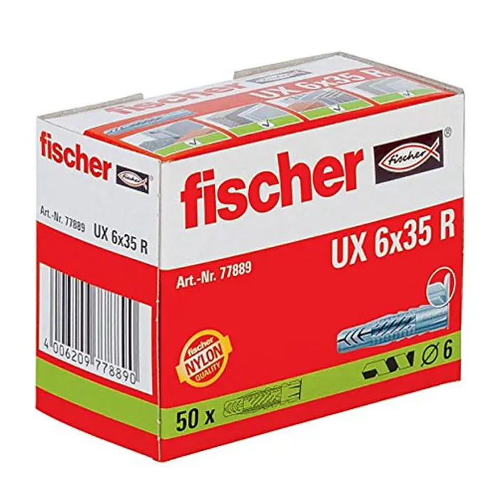 Fischer Universal dowel UX 6x35 R (50) 50pcs