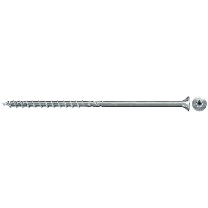fischer wood construction screw PowerFast II 8.0x220 countersunk head TX (50 pieces, partial thread, galvanized)