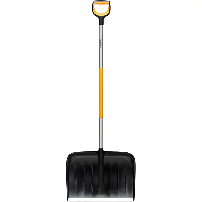 Fiskars X-Series snow clearer, snow shovel (black/orange)
