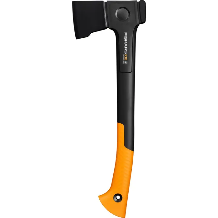 Fiskars X-series X18 universal ax with S-blade, ax/hatchet (black/orange)