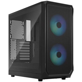 Fractal Design Focus 2 RGB Black TG Clear Tint - ATX case-FD-C-FOC2A-03