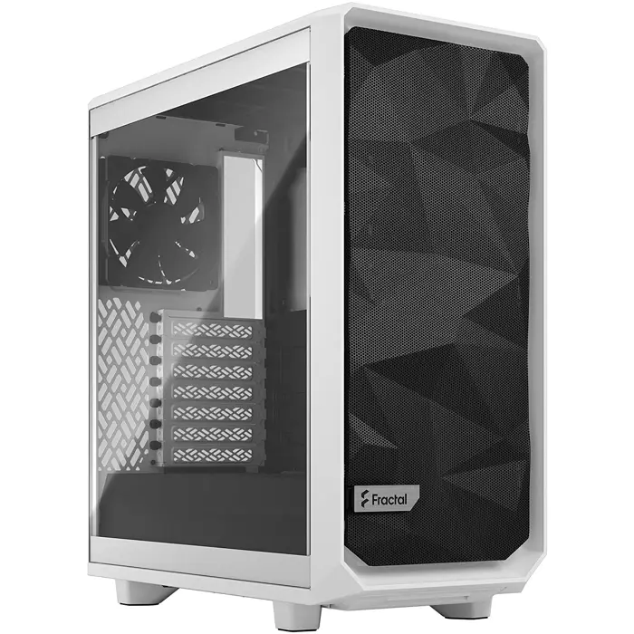 Fractal Design Meshify 2 Compact TG Clear white - FD-C-MES2C-05