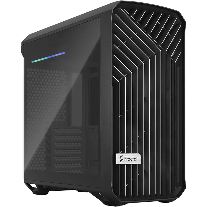 Fractal Design Torrent Compact Black TG Dark Tint, Tower Case (Black, Tempered Glass) FD-C-TOR1C-01