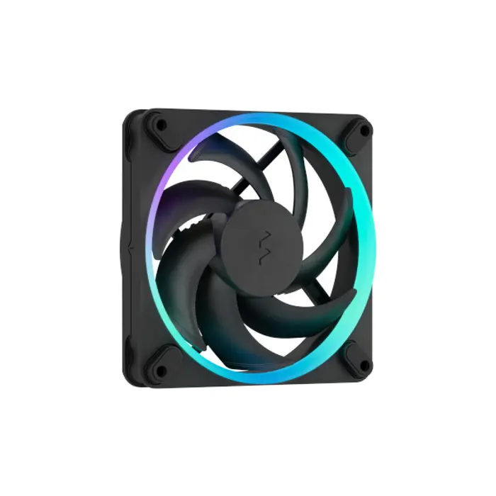 Fractal Momentum 12 RGB, ventilator, crni