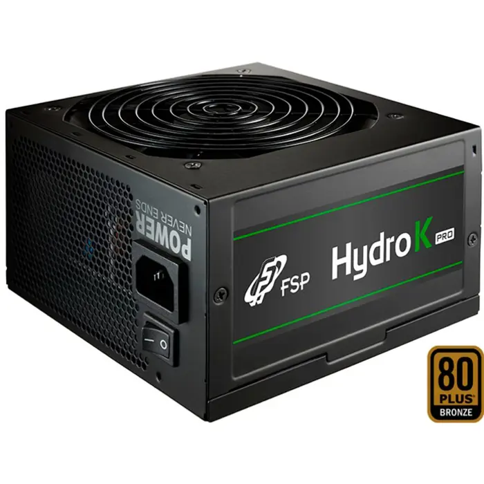 FSP HYDRO K PRO 600W, PC power supply (2x PCIe, 600 watts)