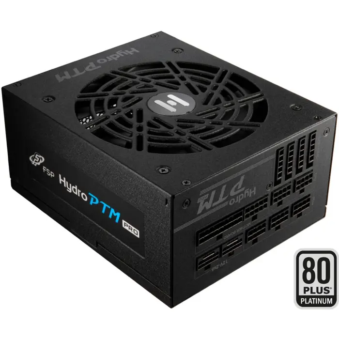 FSP Hydro PTM PRO ATX3.1(12V-2x6) 1350W, PC power supply (2x 12-pin high power GPU, 4x PCIe, cable management, 1350 watts)