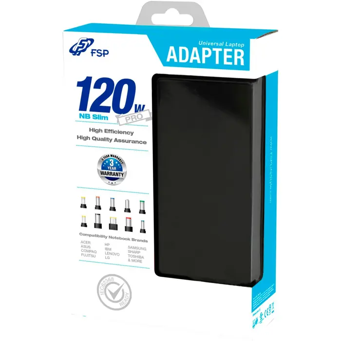 fsp-notebook-power-supply-nb-slim-pro-120w-black-incl-9-plug-36441-pna1200900-w.webp