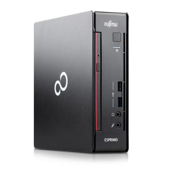 Fujitsu Esprimo Q556/2; Core i5 7400T 2.4GHz/8GB RAM/256GB SSD;DVD-RW/WiFi/BT/Intel HD Graphics/Win 10 Pro 64-bit - Premium Obnovljeno