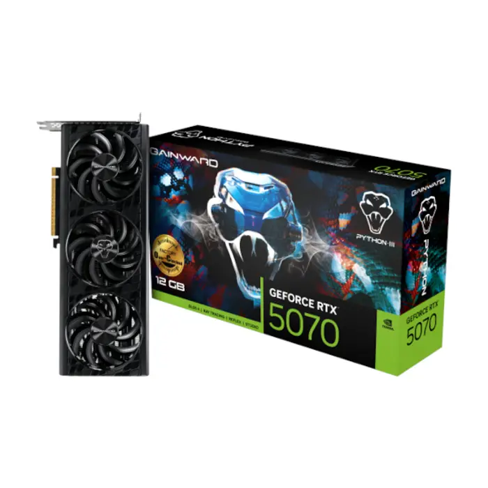 Gainward RTX5070 Python III OC, 12GB, GDDR7