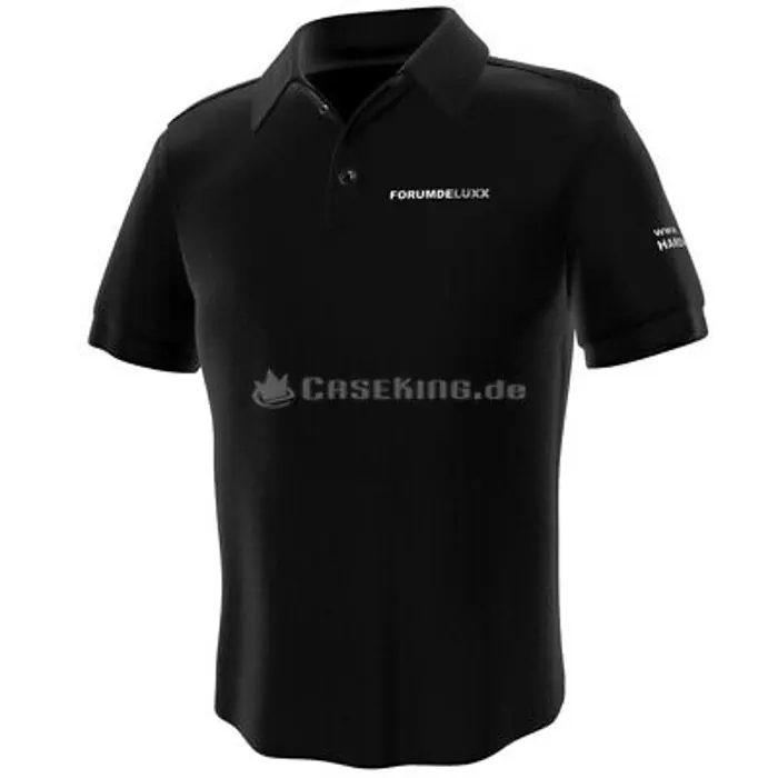 GamersWear Hardwareluxx Polo Black (XL)-0083-XL