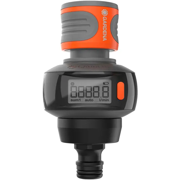 GARDENA AquaCount Water Meter, measuring device (grey/orange)