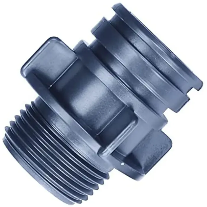 GARDENA connection sleeve, short, for valve box, connection (grey)