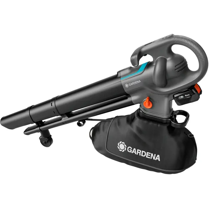 Gardena Cordless Leaf Vacuum/Blower PowerJet Collect 18V P4A solo (grey/black, without battery and charger, POWER FOR ALL ALLIANCE)