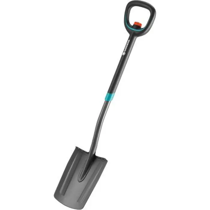 GARDENA ErgoLine telescopic spade (grey / turquoise, 106cm - 126cm)