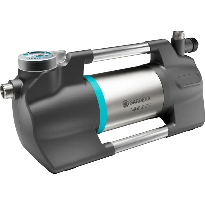 GARDENA garden pump 5600 Silent+ (dark grey/stainless steel, 900 watts, model 2023)