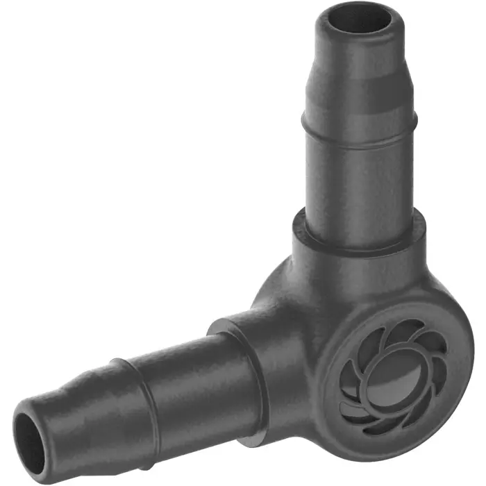 Gardena Micro-Drip-System L-piece 4.6mm (3/16), connection (dark grey, 10 pieces, model 2023)
