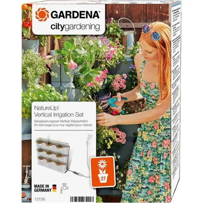 GARDENA NatureUp! Irrigation set vertical for connection to tap