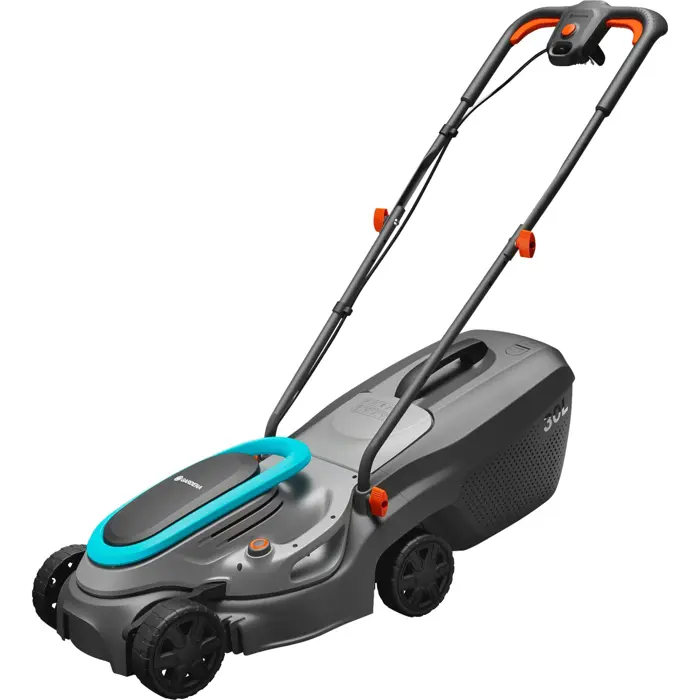GARDENA PowerMax 32/1200 G2 Electric Lawn Mower (black/grey, 1,200 watts)