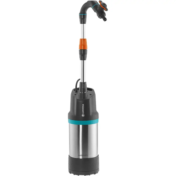 GARDENA Rain Water Tank Pump 4700/2 inox automatic, immersion / pressure pump (black / stainless steel, 550 watts)