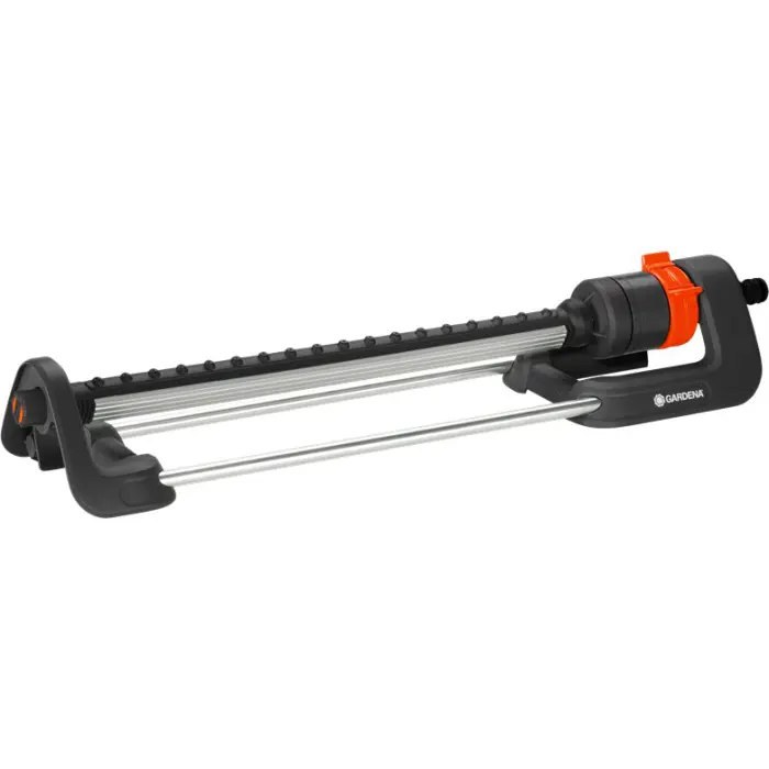 GARDENA square sprinkler Aqua L (grey / orange)