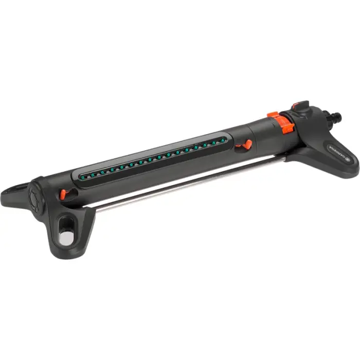 GARDENA square sprinkler AquaZoom M (grey / orange)