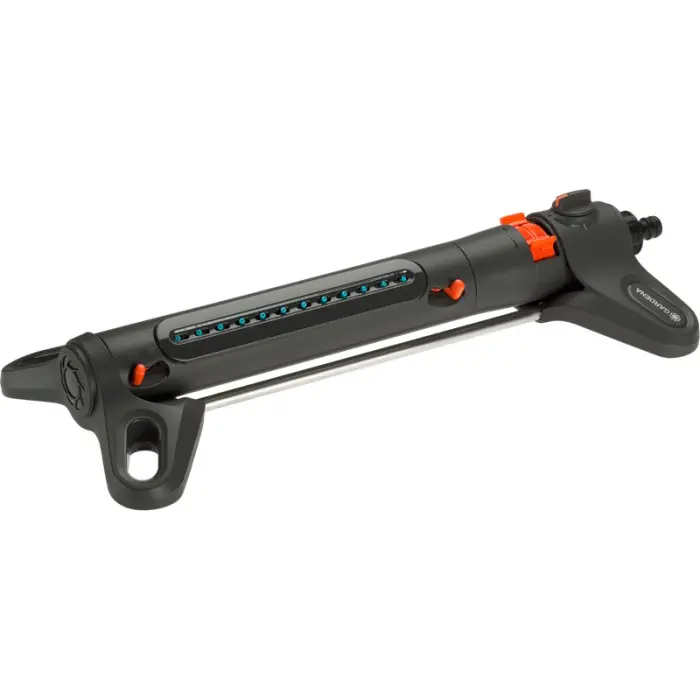 GARDENA square sprinkler AquaZoom S (grey / orange)