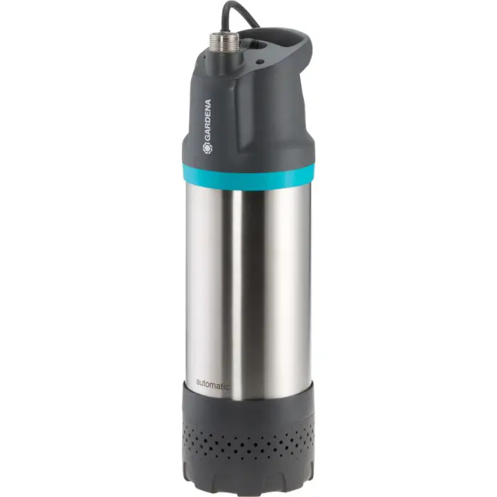 GARDENA Submersible / Pressure Pump 6100/5 inox automatic (black / stainless steel, 1,100 watts)