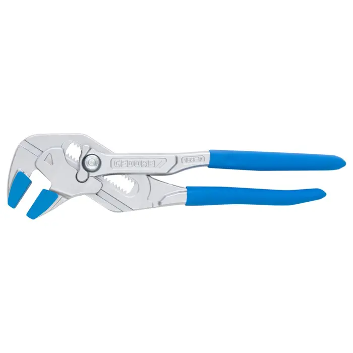 GEDORE 7" pliers wrench set, SB 183 7 TC S-001, with 4 jaws, blue wrench, 0 - 42mm or 0" - 1.5/8"
