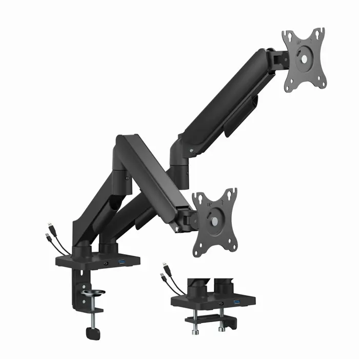 GEMBIRD FULL-MOTION DESK 2-DISPLAY MOUNTING ARM 17
