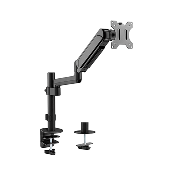 Gembird MA-DA1P-01 Adjustable desk display mounting arm, 17”-32”, up to 9 kg