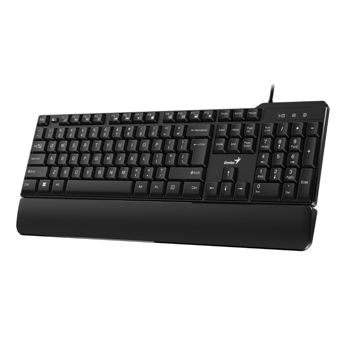 Genius KB-100XP, žična tipkovnica, oslonac, USB