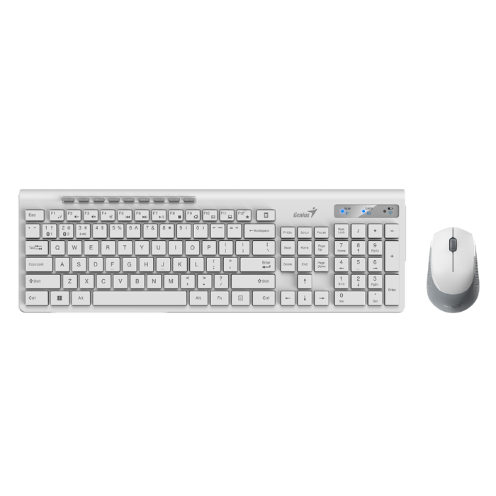 Genius SlimStar 8230, bež. tipkovnica i miš,silent