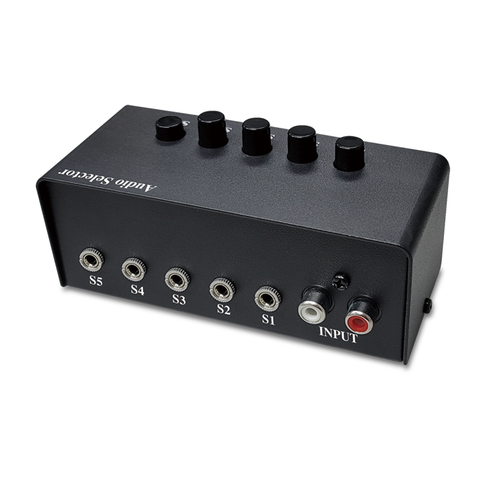 Genius Stereo Switching Box, 5-port Audio