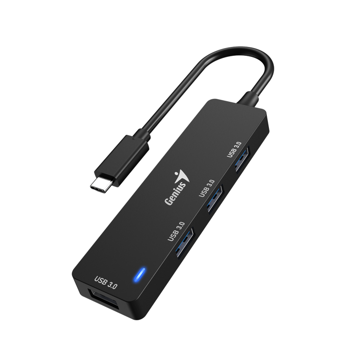 Genius UH-400, 4-port USB 3.0 hub
