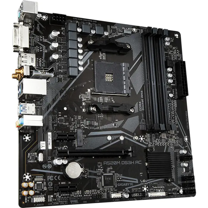 GigaByte A520M DS3H AC - Socket AM4