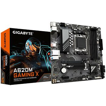 GIGABYTE A620M Gaming X, AMD A620 Mainboard, Socket AM5, DDR5 A620M Gaming X