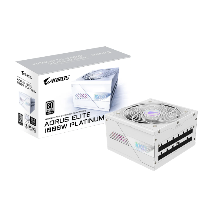 Gigabyte Aorus Elite P1000W Platinum Ice Modular Power
