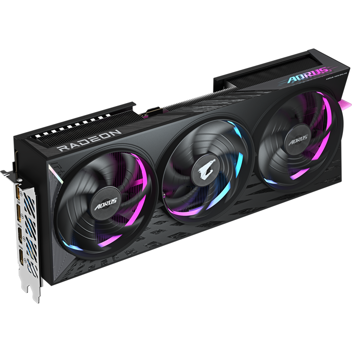 Gigabyte Aorus Radeon RX 9070 XT Elite 16G Grafikkarte, 16384 MB GDDR6-GV-R9070XTAORUS E-16GD