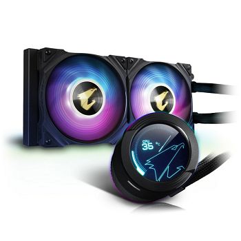 GIGABYTE AORUS Waterforce X 240 complete water cooling, D-RGB - black - 240 mm GP-AORUS WATERFORCE X 240