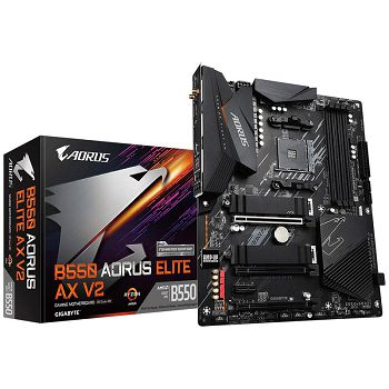 GIGABYTE B550 AORUS Elite AX V2, AMD B550 Mainboard - Socket AM4 B550 AORUS ELITE AX V2