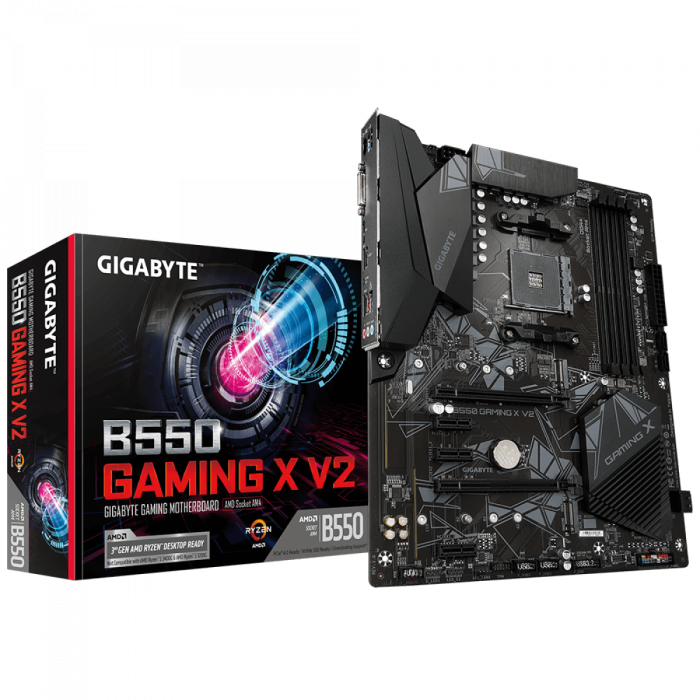 GIGABYTE B550 GAMING X V2, DDR4, SATA3, USB3.2Gen2, HDMI, AM4 ATX