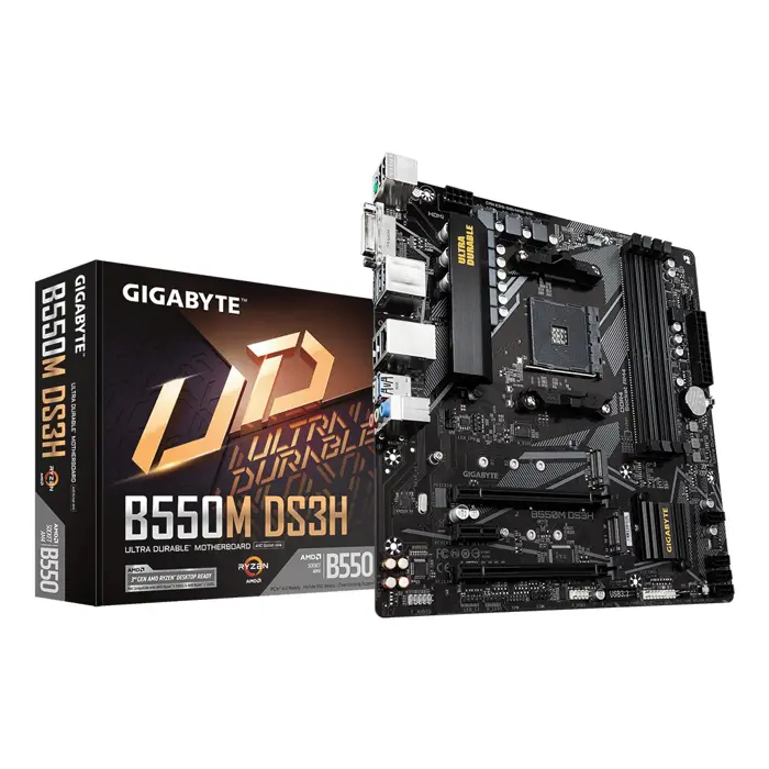 Gigabyte B550M DS3H Socket AM4 micro ATX AMD  B550