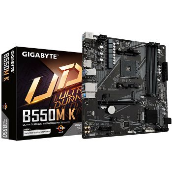 GIGABYTE B550M K, AMD B550 Mainboard - Socket AM4, DDR4 B550M K