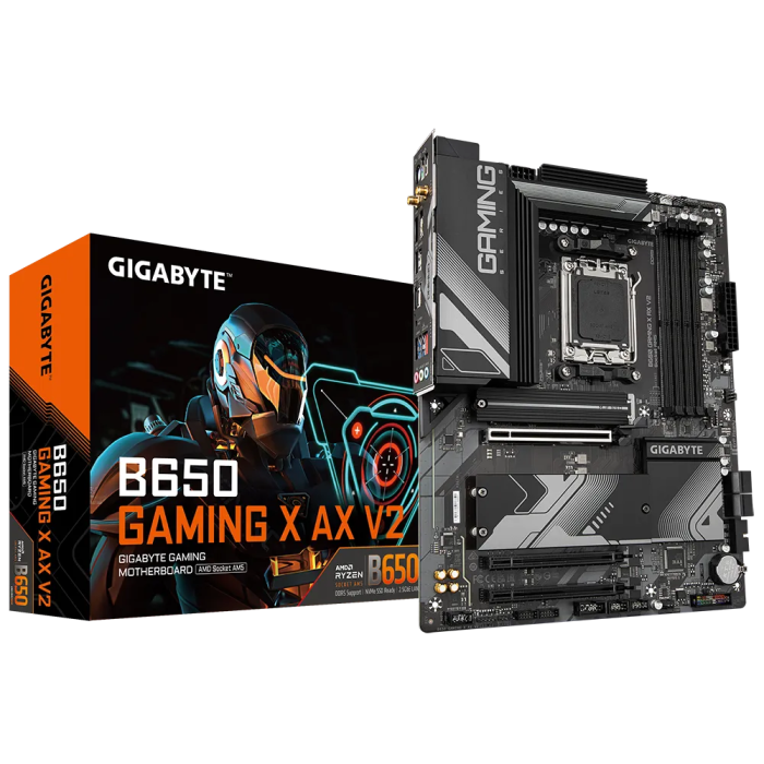GIGABYTE B650 GAMING X AX V2, DDR5, SATA3, USB3.2Gen2x2, DP, 2.5GbE, WiFi 6E, AM5 ATX