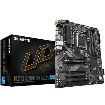 GIGABYTE B760 DS3H AX DDR4, Intel B760-Mainboard - Socket 1700, DDR4 B760 DS3H AX DDR4