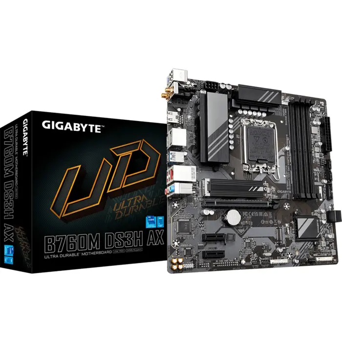GIGABYTE B760M DS3H AX - Socket 1700 - motherboard
